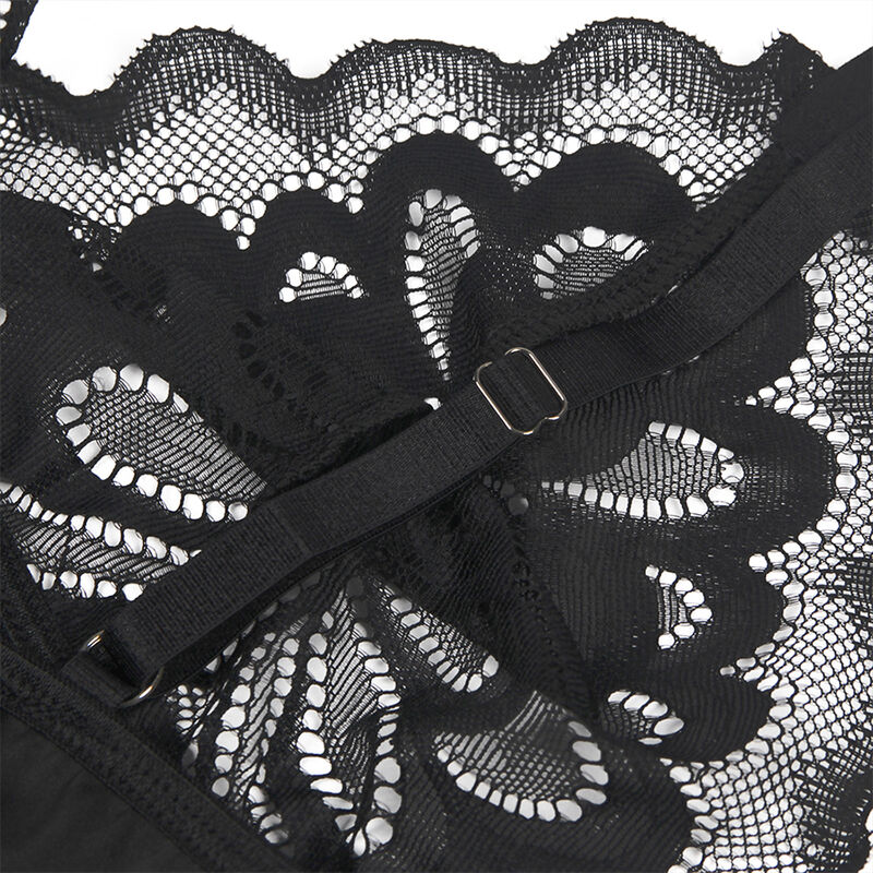 SUBBLIME - BABYDOLL COM PEITO ESTAMPADO FLORAL PRETO S/M 12 Subblime - babydoll com peito estampado floral preto s/m - image 12