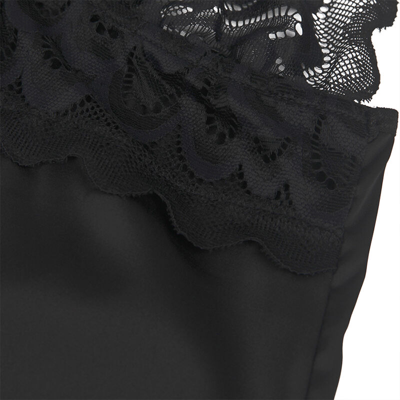 SUBBLIME - BABYDOLL COM PEITO ESTAMPADO FLORAL PRETO S/M 8 Subblime - babydoll com peito estampado floral preto s/m - image 8