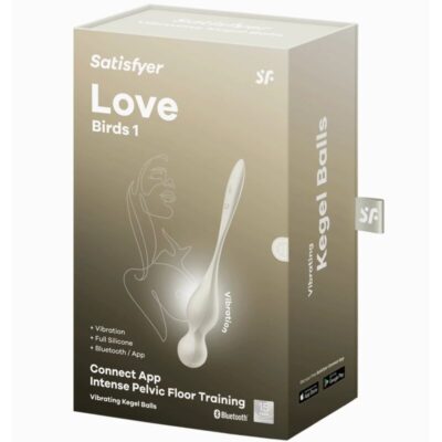 Satisfyer - bolas vibratórias de kegel love birds branco satisfyer balls caliente. Pt