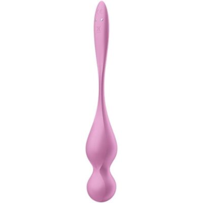 Satisfyer - bolas de kegel vibrantes love birds rosa satisfyer balls caliente. Pt