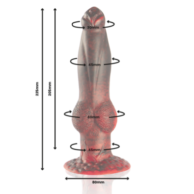 Epic - prometheus dildo titan em chamas controle remoto recarregável epic caliente. Pt