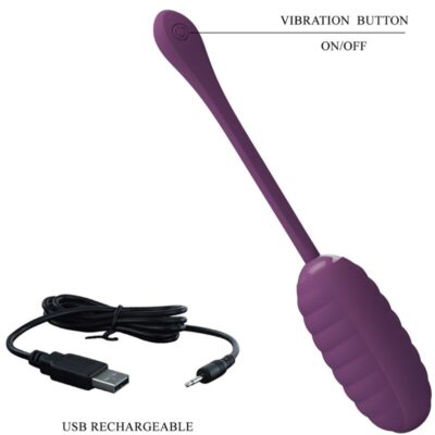 Pretty love - ovo vibratório recarregável roxo casper pretty love smart caliente. Pt
