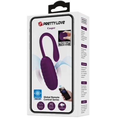 Pretty love - ovo vibratório recarregável roxo casper pretty love smart caliente. Pt