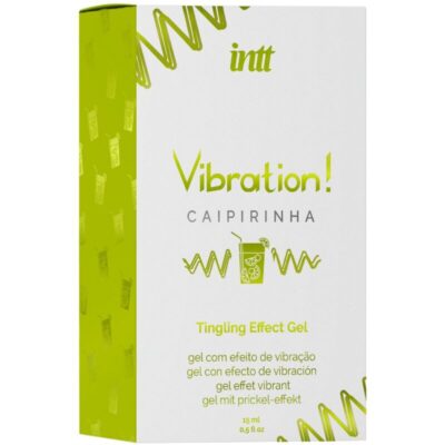 Intt - poderoso estimulante íntimo caipirinha gel vibrador líquido 15 ml intt unisex arousal gel caliente. Pt
