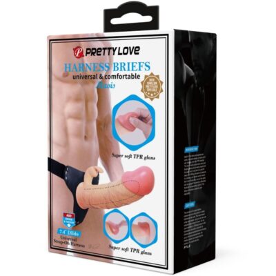 Pretty love - mavis harness cuecas universais com dildo 19 cm natural pretty love caliente. Pt