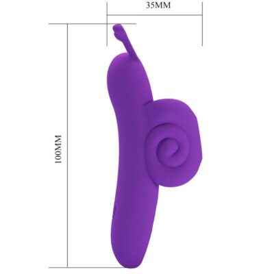 Pretty love - snail estimulador de dedo roxo poderoso pretty love caliente. Pt