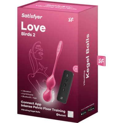SATISFYER - LOVE BIRDS 2 BOLAS DE KEGEL VIBRANTES + APLICATIVO GRATUITO 9 Satisfyer - love birds 2 bolas de kegel vibrantes + aplicativo gratuito satisfyer balls caliente. Pt