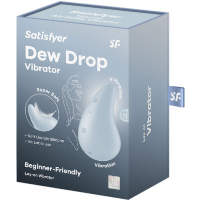 Satisfyer - vibrador dew gota lay-on azul satisfyer layons caliente. Pt