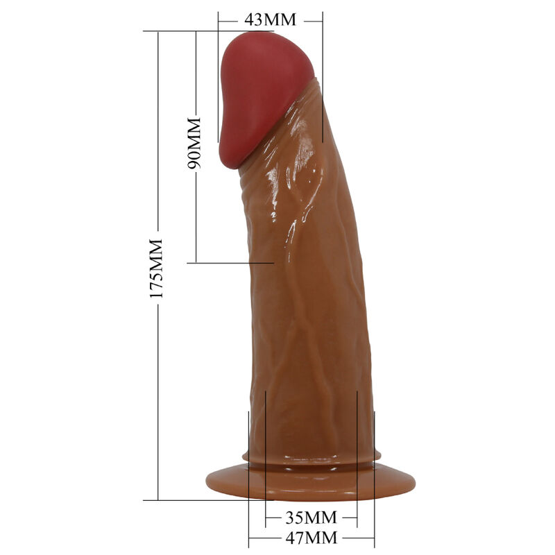 PRETTY LOVE - STARKS CUECAS DE ARNÊS DILDO VIBRAO MULTI-VELOCIDADE 17,5 CM CASTANHO CLARO 6 Pretty love - starks cuecas de arnês dildo vibrao multi-velocidade 17,5 cm castanho claro - image 6