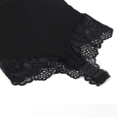 Subblime - teddy preto floral detalhe de renda s/m subblime teddies caliente. Pt