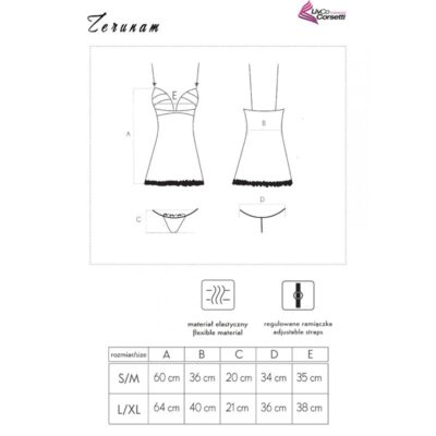 Livco corsetti fashion - conjunto zerunam babydoll + tanga preta livco corsetti sets caliente. Pt