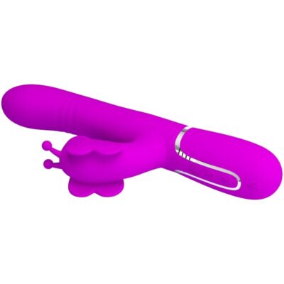 Pretty love - vibrador coelho multifunções 4 em 1 borbolete fúcsia pretty love flirtation caliente. Pt