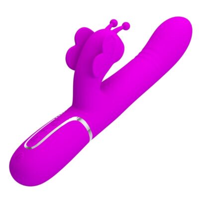 Pretty love - vibrador coelho multifunções 4 em 1 borbolete fúcsia pretty love flirtation caliente. Pt