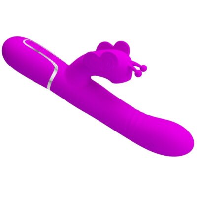 Pretty love - vibrador coelho multifunções 4 em 1 borbolete fúcsia pretty love flirtation caliente. Pt