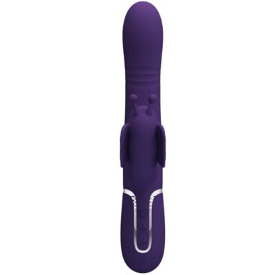 Alternative view of PRETTY LOVE - VIBRADOR COELHO MULTIFUNÇÕES 4 EM 1 BORBOLETA ROXO