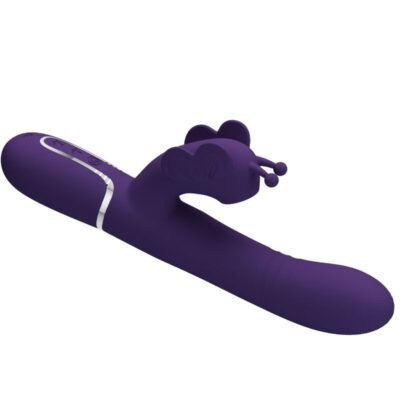 Pretty love - vibrador coelho multifunções 4 em 1 borboleta roxo pretty love flirtation caliente. Pt