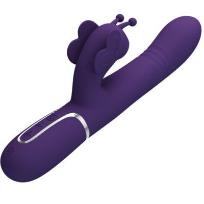 Pretty love - vibrador coelho multifunções 4 em 1 borboleta roxo pretty love flirtation caliente. Pt