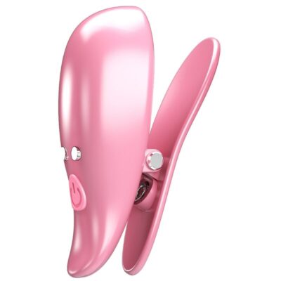 Alternative view of PRETTY LOVE - LEAF PINÇAS VIBRANTES DE ROSA
