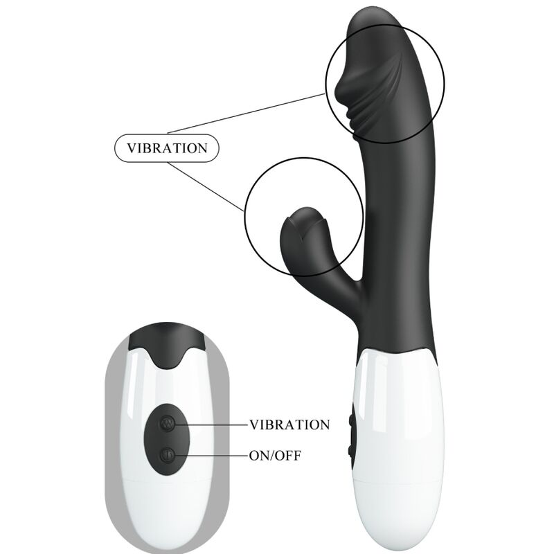 PRETTY LOVE - VIBRADOR SNAPPY G-SPOT PRETO 8 Pretty love - vibrador snappy g-spot preto - image 8