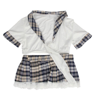 Subblime - top e saia sexy schoolgirl fantasia s/m subblime costumes caliente. Pt
