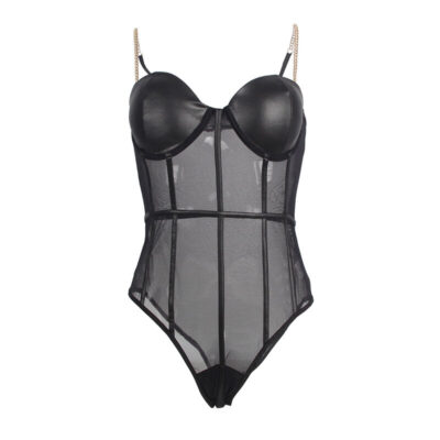 Subblime - body suspensões de corrente preta s/m subblime teddies caliente. Pt