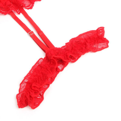 SUBBLIME - TEDDY COM LIGA COM DETALHE RENDA E TIRAS VERMELHA L/XL 19 Subblime - teddy com liga com detalhe renda e tiras vermelha l/xl subblime teddies caliente. Pt