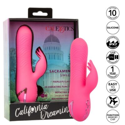 Calexotics - sacramento sweetie vibrador coelho rosa por california dreaming calexotics caliente. Pt