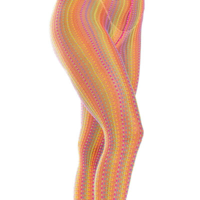 Leg avenue - meias de crochê multicolor leg avenue hosiery caliente. Pt