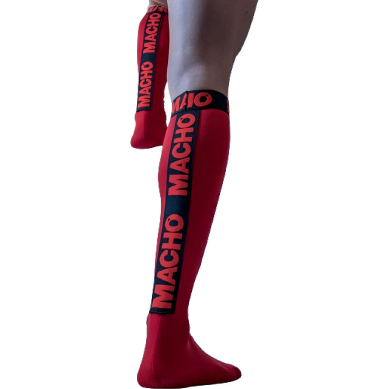 MACHO - MEIAS FINAS TAMANHO ÚNICO VERMELHO 1 Macho - meias finas tamanho único vermelho