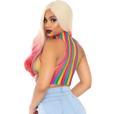 Alternative view of leg avenue - top net multicolor