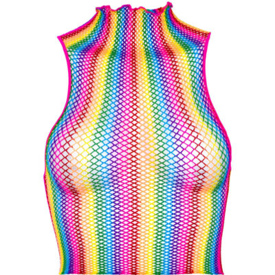 Leg avenue - top net multicolor leg avenue chemises caliente. Pt
