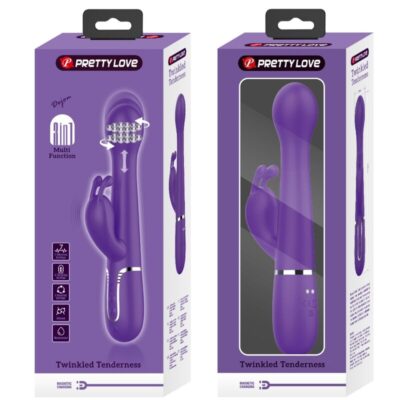 Pretty love - dejon vibrador coelho 3 em 1 multifuno roxo pretty love flirtation caliente. Pt
