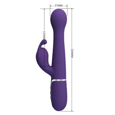 Pretty love - dejon vibrador coelho 3 em 1 multifuno roxo pretty love flirtation caliente. Pt