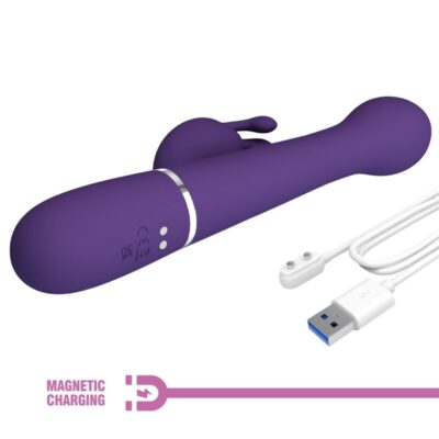 Pretty love - dejon vibrador coelho 3 em 1 multifuno roxo pretty love flirtation caliente. Pt