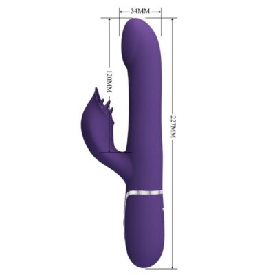 PRETTY LOVE - ZALIN VIBRADOR DE COELHO PÉROLAS 4 EM 1 ROXO 18 Pretty love - vibrador de coelho pérolas roxo pretty love flirtation caliente. Pt