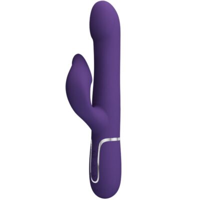 Alternative view of PRETTY LOVE - ZALIN VIBRADOR DE COELHO PÉROLAS 4 EM 1 ROXO