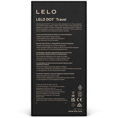 Lelo - dot travel estimulador de clitóris rosa lelo caliente. Pt