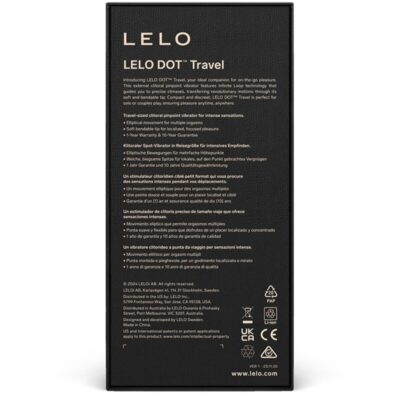 Lelo - dot travel estimulador de clitóris roxo lelo caliente. Pt
