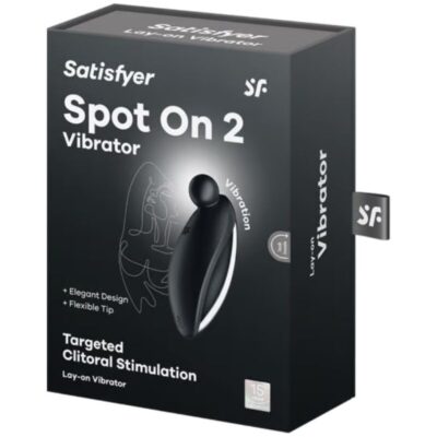 Satisfyer - spot on 2 vibrador lay-on preto satisfyer vibrator caliente. Pt