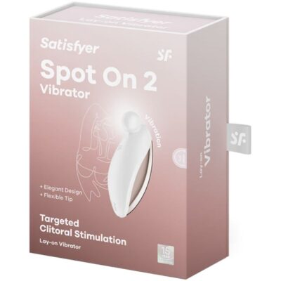 Satisfyer - spot on 2 vibrador lay-on branco satisfyer vibrator caliente. Pt