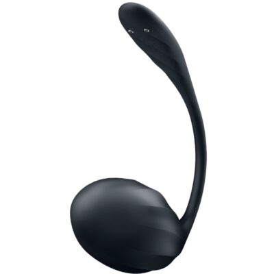 Alternative view of SATISFYER - RIBBED PETAL ESTIMULADOR DE PONTO G CONTROLE REMOTO PRETO APLICATIVO GRATUITO