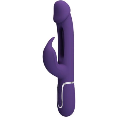 Alternative view of BONITO AMOR - KAMPAS COELHO VIBRADOR MULTIFUNÇÃO 3 EM 1 COM LÍNGUA VIOLETA