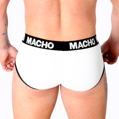 Macho - ms30bl slip branco l macho underwear caliente. Pt