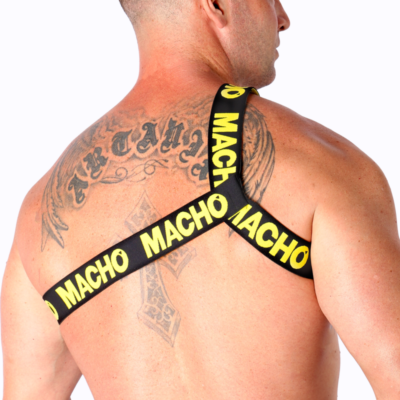 Macho - arnês romano amarelo l/xl macho underwear caliente. Pt