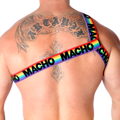 Macho - arnês romano orgulho s/m macho underwear caliente. Pt