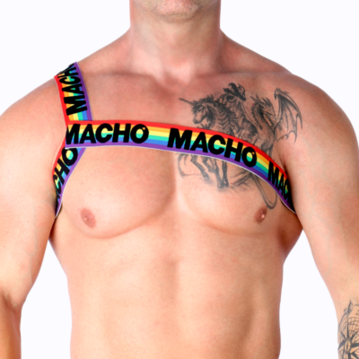 Macho - arnês romano orgulho s/m macho underwear caliente. Pt