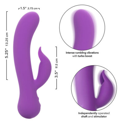 Calexotics - first time vibrador pleaser recarregável roxo calexotics caliente. Pt