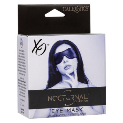 Calexotics - nocturnal máscara de olhos pvc couro preto calexotics caliente. Pt