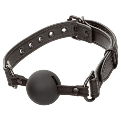 Alternative view of CALEXOTICS - NOCTURNAL MORDAÇA DE BOLA SILICONE PRETO