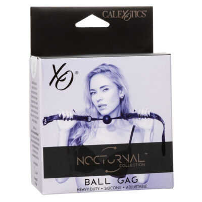 Calexotics - nocturnal mordaça de bola silicone preto calexotics caliente. Pt